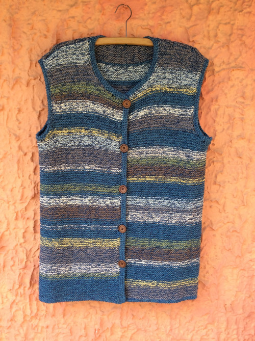 Pletená oversize vesta — foto 3