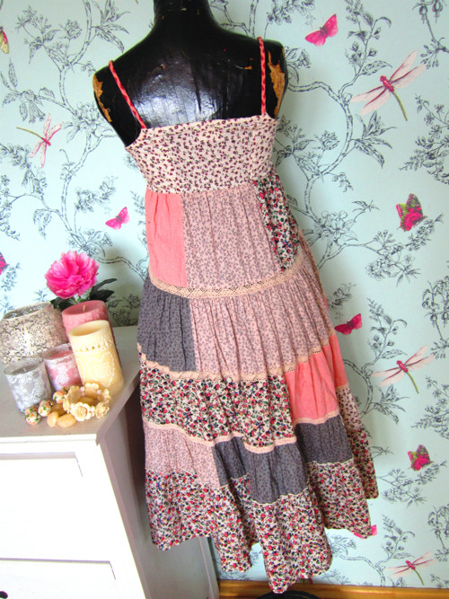 Šaty patchwork parádní dívčí — foto 5