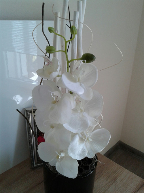 Moderní aranžmá s orchidejí — foto 5