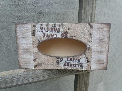 Krabička na kapesníčky barista — foto 2