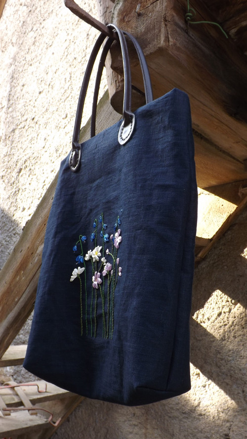 Lněná Shopper — foto 4