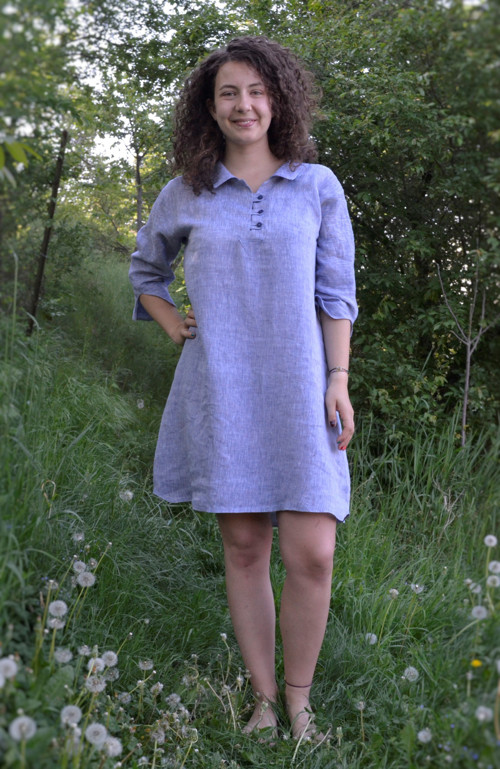 Lněné košilošatky: letní — foto 3