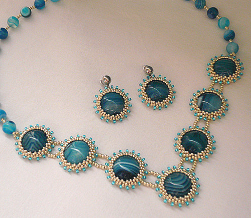 Souprava Blue Dreaming (achát) — foto 3
