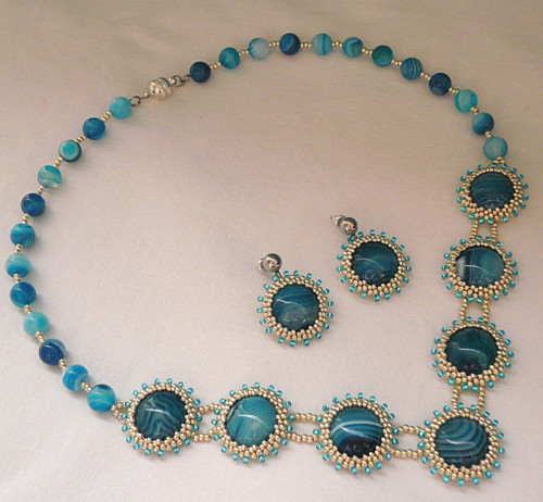 Souprava Blue Dreaming (achát) — foto 4