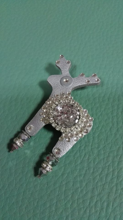 Stříbrný mini jelínek — foto 2