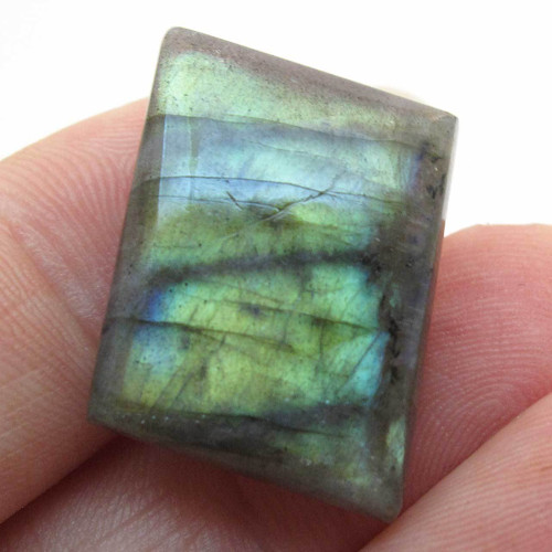 Kabošon labradorit geometrický 27mm — foto 4