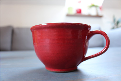 Hrnek - RED - střední — foto 3