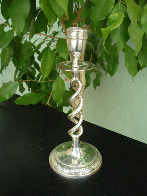 Alpakový svícen — foto 2