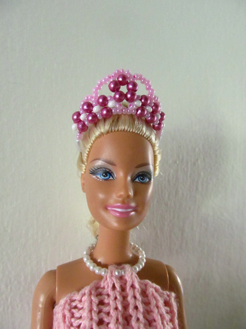 Čelenka pro Barbie - růžová — foto 2