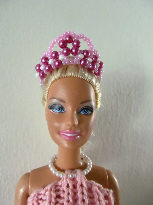Čelenka pro Barbie - růžová — foto 3