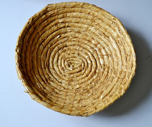 Ošatka ze slámy - kulatá — foto 2