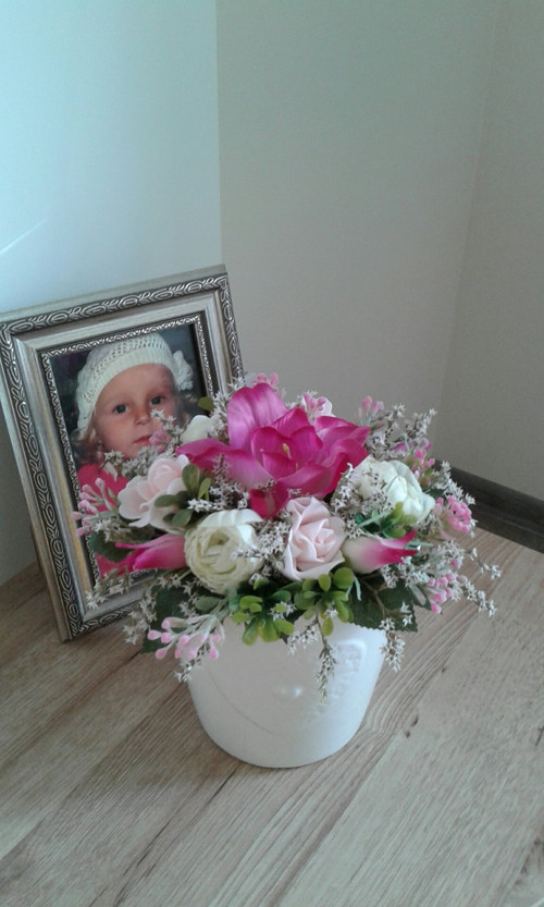 Eustoma a růže — foto 5