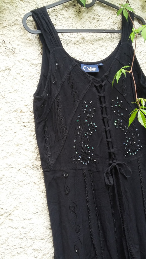 Černé v "boho"stylu, šaty — foto 2