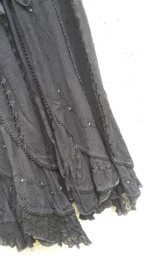 Černé v "boho"stylu, šaty — foto 6