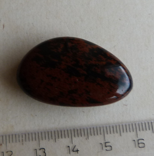 Obsidián mahagonový - 3,4 cm — foto 3
