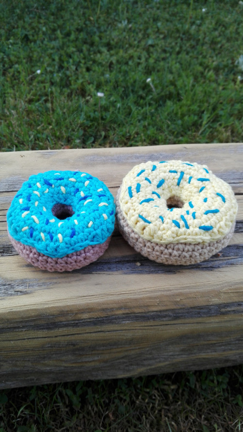 Háčkovaná cukrovinka - donuty větší — foto 2