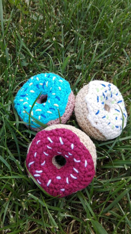 Háčkovaná cukrovinka - donuty větší — foto 4