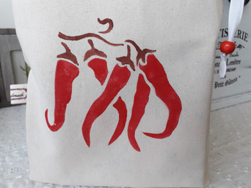 Látkový pytlík - Chilli papričky — foto 3