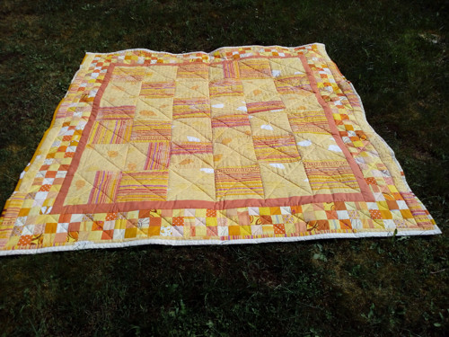Oranžovožlutá deka - sleva 30 % — foto 2