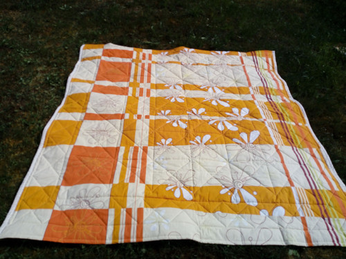 Oranžovožlutá deka - sleva 30 % — foto 3