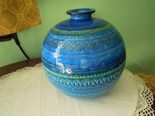 Váza - modrá kulička — foto 2