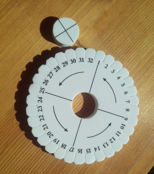 Kumihimo disk - kolečko — foto 2