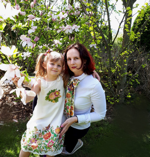 Hedvábná mašle Máma je taky víla — foto 4