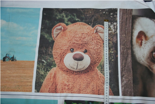 Úpletový panel 35x35cm Orangutánci — foto 3