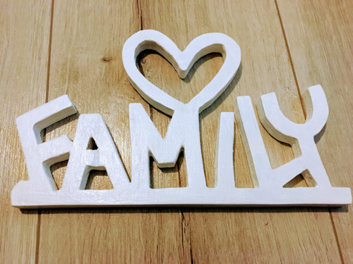 Nápis FAMILY — foto 4