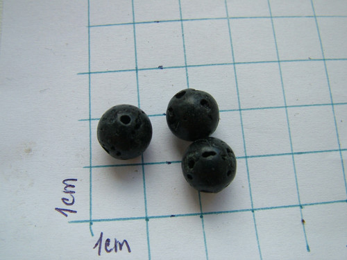 Lávová kulička 10mm / 3ks — foto 2