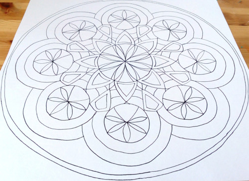 Mandala k vybarvení velká 16 — foto 4