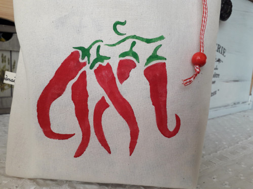 Látkový pytlík - Chilli papričky I — foto 3