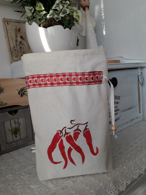 Látkový pytlík - Chilli papričky II — foto 2