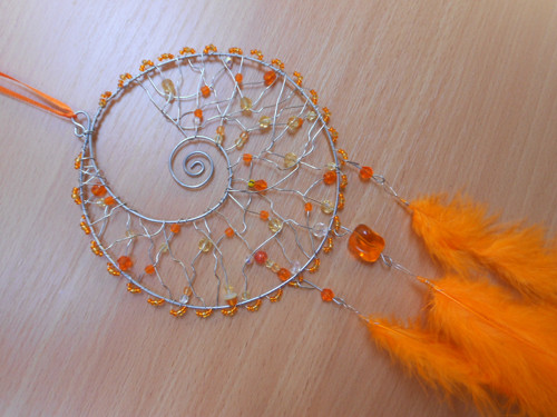 Lapač snů - dreamcatcher, sluníčkový — foto 3