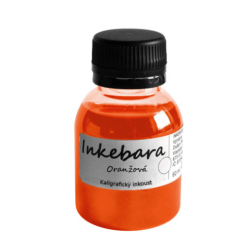 Kaligrafický inkoust - oranžová — foto 2
