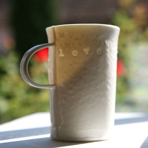 Chytám slunce...srdcový (porcelán) — foto 3