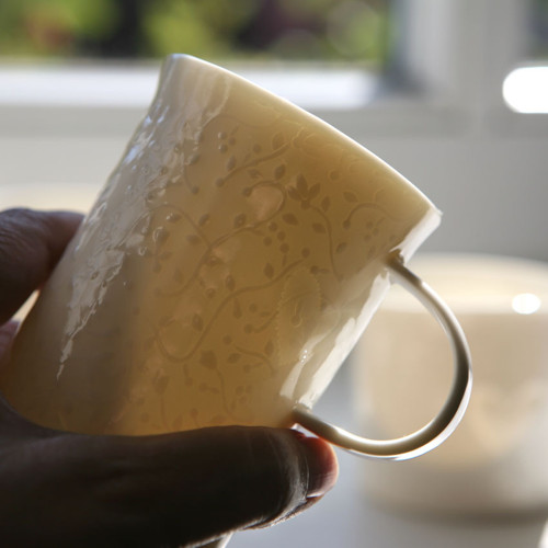Chytám slunce...srdcový (porcelán) — foto 6