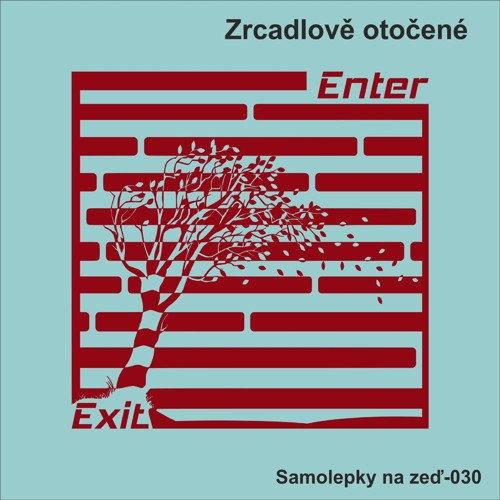 Samolepky na zeď-030, 97x97 cm — foto 3