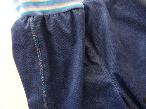 Lehké letní JEANS softshellky — foto 5