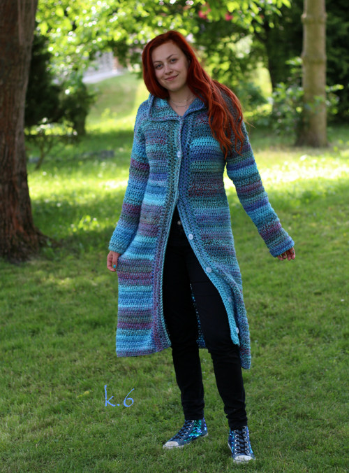 Letní ráno - háčkovaný svetrokabátek — foto 2