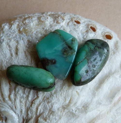 Chrysopras - 3 ks — foto 4