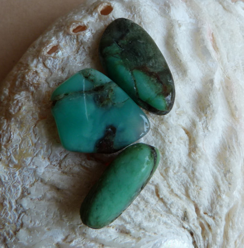 Chrysopras - 3 ks — foto 5