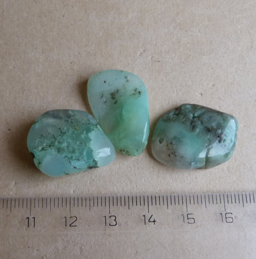 Chrysopras - 3 ks — foto 3