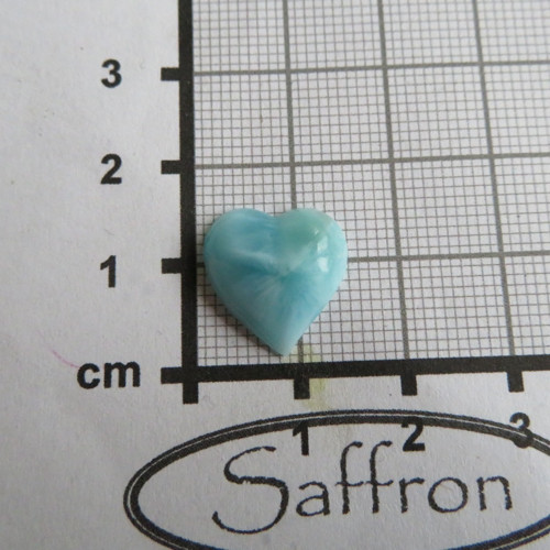 Extra Larimar, kabošonek srdíčko č.08 — foto 2