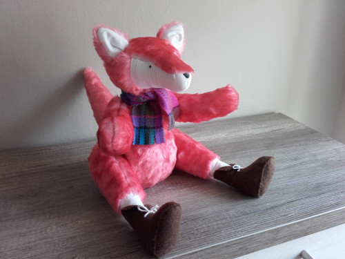 Lišák - textilní figurka — foto 2