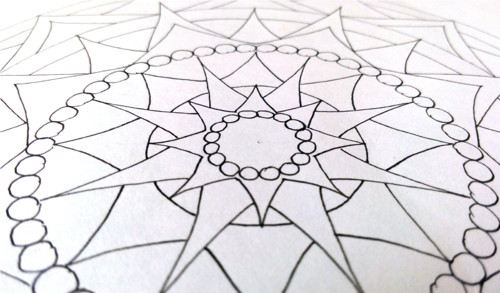 Mandala k vybarvení střední 4 — foto 3