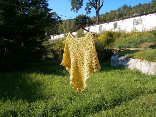 Pončo letní - pampeliškové — foto 5