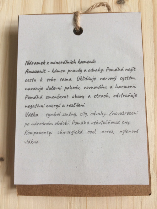 Náramek amazonit — foto 2