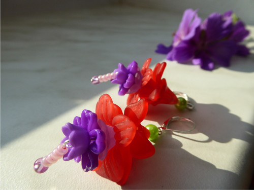 Červené fuchsie — foto 5