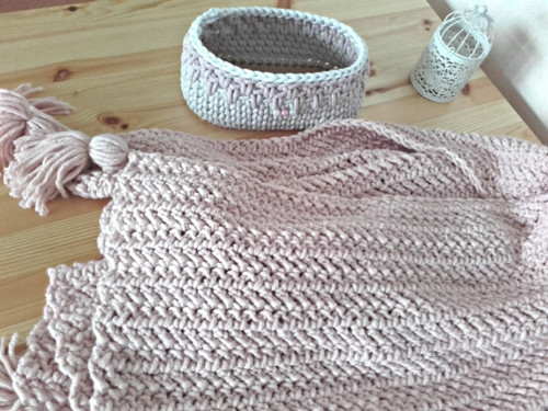 POUDRE TOUCH háčkovaná deka — foto 6
